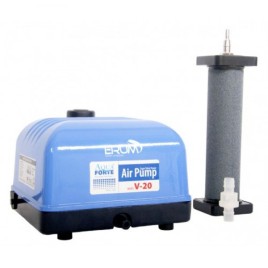 Zestaw do napowietrzania: dmuchawa AquaForte V-20 i dyfuzor cylindrowy Hi-Oxygen 170x40mm
