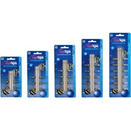 Rozdzielacz powietrza chromowany na 6 wyjść do węża 9 mm (1x18mm -> 6x9mm)