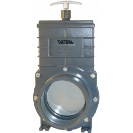 Zawór gilotynowy PVC-U Stal Nierdzewna VALTERRA 110 mm