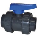 Zawór kulowy PCV-U dwa złącza EFFAST 40mm