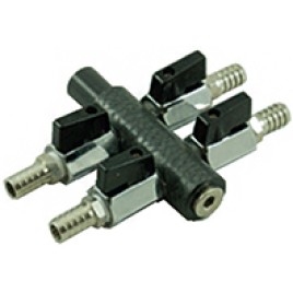 Rozdzielacz powietrza wzmocniony na 6 wyjść (1x18mm -> 6x9mm)