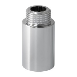 Przedłużenie chromowana ½" x 30mm gwint wewnętrzny/zewnętrzny -  heavy duty, COMISA