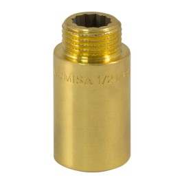 Przedłużenie brązu 1" x 50mm gwint wewnętrzny/zewnętrzny - heavy duty, COMISA