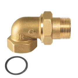 Kolano 125 90° z uszczelką typu O-ring ¾" x ¾", COMISA